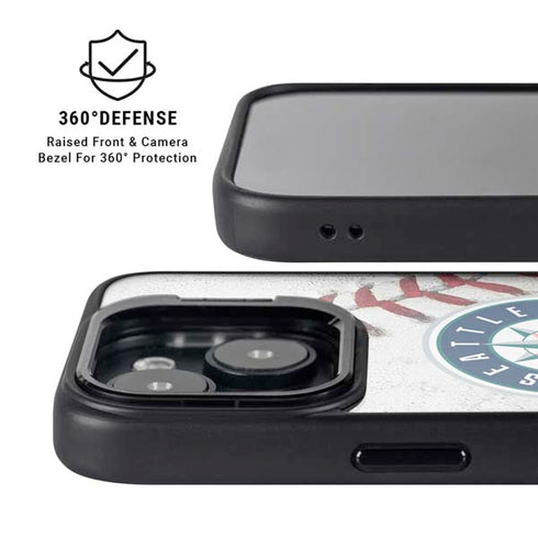 MLB Seattle Mariners Game Ball iPhone 14 Kickstand Case